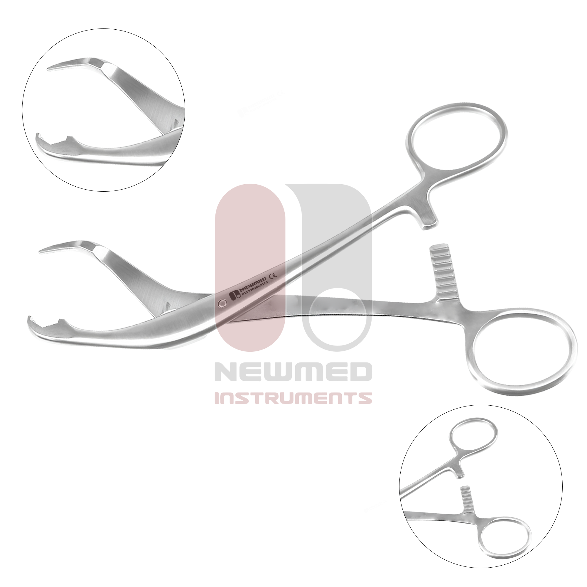 Verbrugge 骨固定鉗子 - ラチェット付き | NewMed Instruments